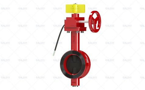 FM UL Electrical Signal Wafer Butterfly Valve